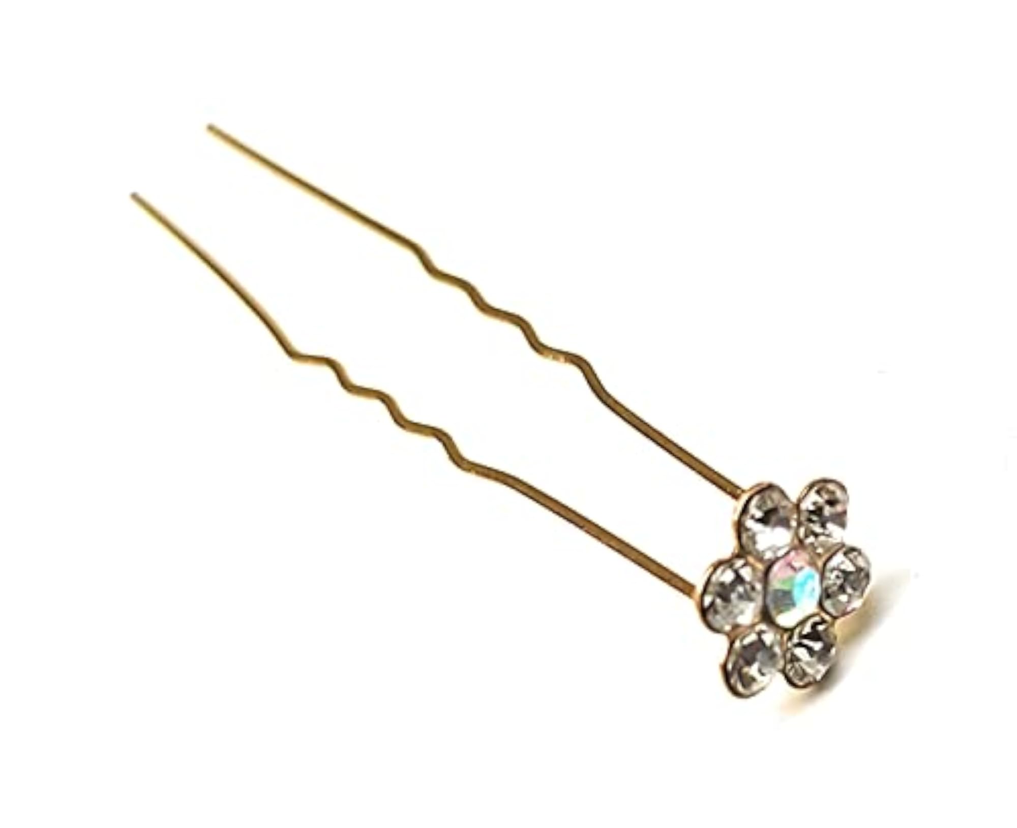 Crystal Flower Juda Hair Pins for Bridal Wedding