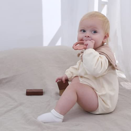 Moonkie Teething Toy, Safe & Easy to Hold BPA Free Silicone Baby Soothing Teethers - Image 4
