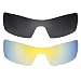 IMYTPFT Compatible/Replacement for Lenses oakleys Oil Rig Black/24K Gold