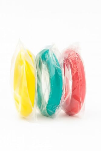 Image of K R Tennikoit Rings 6 Inch Multicolor | Pack of 2 Rubber Rings for Kids, Teens & Adults | Outdoor Play, Sports Training, Frisbee, Tennis Ring Games | Garden, Park & Beach Fun | Durable & Lightweight