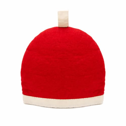 Image of Glaciart One Wool Teapot Cozy Kettle Cover | Dome Shaped Large Tea Cosy, Kettle or French Press | Handmade & Needle Felted from Natural Wool | Warms Up to 2 Hours | Great as Gift