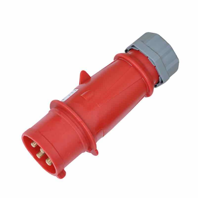 IEC60309 Waterproof Industrial CEE Connector Plug 4Pin 16A 400V 3P+E IP44