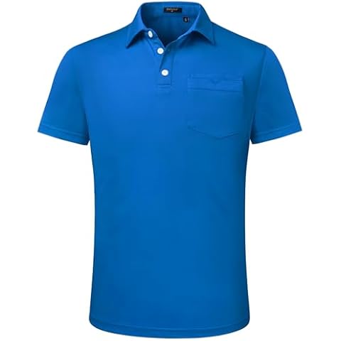 Enlision Blue Polo Shirt with Pocket Cover