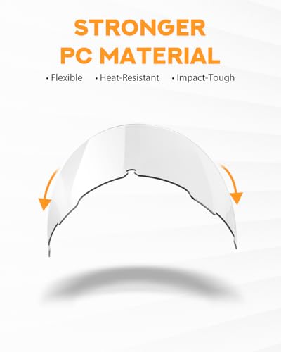 Image of PBYMT 13 inch Windshield Windscreen 96-13 Compatible for Harley Davidson Touring Street Glide Electra Glide FLHT FLHTCU Ultra Classic Glide FLHX FLHTK Tri Glide 1996-2013, Clear