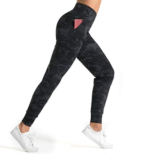 Image of Dragon Fit Joggers for Women with Pockets,High Waist Workout Yoga Tapered Sweatpants Women's Lounge Pants
