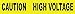 NMC PT11 Caution HIGH Voltage Tape ? 3 in. x 1000 ft. Polyethylene Printed Barricade Tape with Black Text on Yellow Base