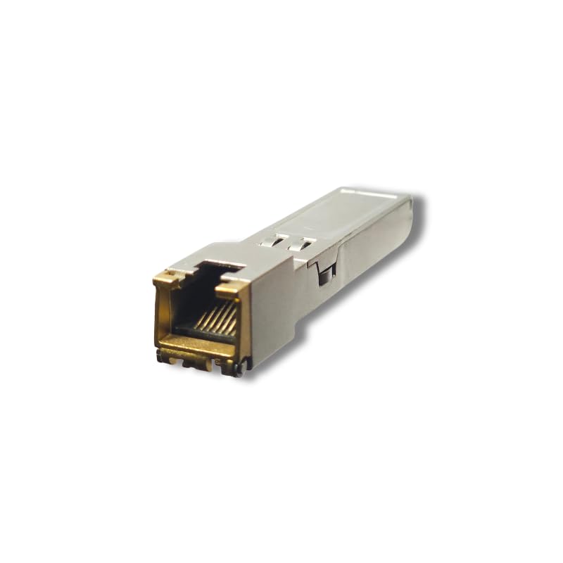 Image of 1000BASE-T RJ45 Copper SFP Transceiver | Gigabit Ethernet SFP Module | Up to 100m | Compatible with Cisco, MikroTik, Ubiquiti, Netgear, D-Link Switches & Routers