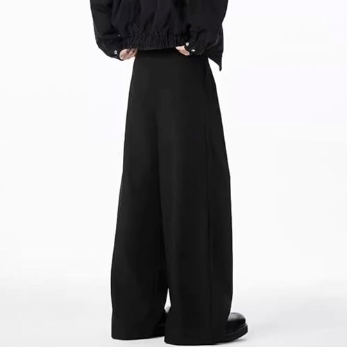 Men's Baggy Wide Leg Pants Loose Fit Work Trousers Dress Pants Casual Baggy High Waist Relaxed Fit Slacks Men3