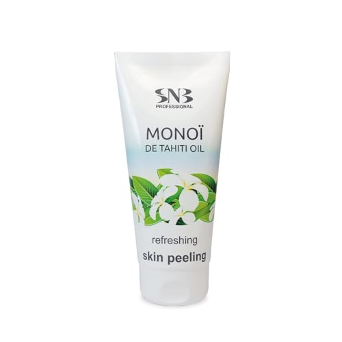 Exfoliante profesional SNB para manos y cuerpo, 200 ml, con monoi de tahití y copos de coco, exfoliante corporal, cuidado de la piel y cuidado personal, exfoliante corporal, coco
