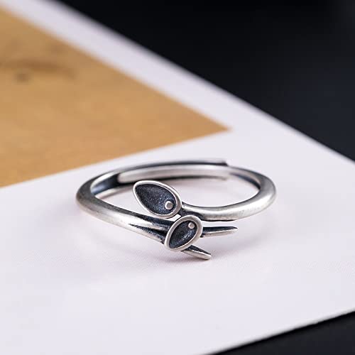 Bague ajustable en argent S925 le cadeau idéal pour femme