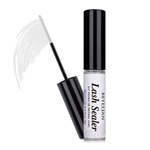 BEYELIAN Lash Sealer Lash Sealant for Eyelash Extensions Eyelash Coating for Cluster Lashes Lash Bonder Long-Lasting Retention and Eyelash Healthy Growth 5g