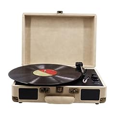 Tourne-disque for vinyle avec haut-parleurs Bluetooth 3 vitesses Vintage Vinyl Record Players Prend en charge la sortie… - Les Beatles, Paul McCartney, John Lennon, RIngo Starr, George Harrison