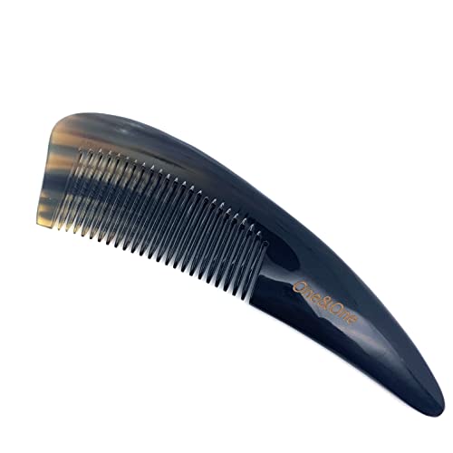 One&One Premium Handmade 100% Ox Horn Long Detangling & Styling Comb For Women & Men #TOP4