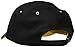 Caterpillar Trademark Microsuede Hats for Men with Embroidered Front, Curved Bill with Contrast, and Strap Back Closure, Black - One Size