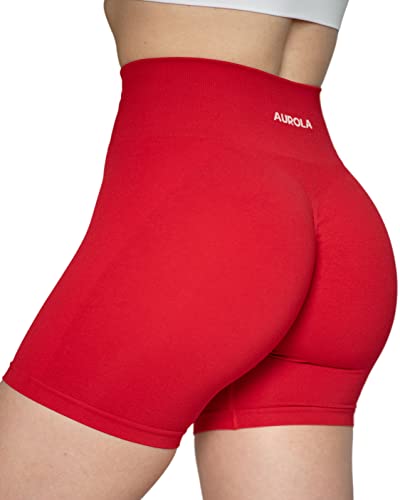 Image of AUROLA Intensify Workout Shorts for Women Seamless Scrunch Short Gym Yoga Running Sport Active Exercise Fitness Shorts