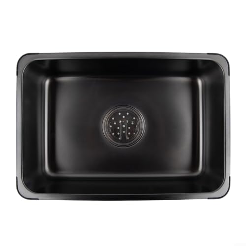 Fregadero portátil para exteriores, ideal para sistemas de cocina modulares IGT, camping, barbacoas y portón trasero, ligero, fácil de limpiar, conveniente para la preparación y lavado de alimentos