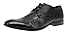 Produktbild bugatti Business Halbschuh aus Leder, Derby mit Querkappe und eleganter Liniengestaltung, Schwarz, 43 EU