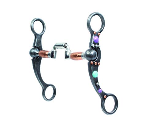 Professional's Choice Pro Choice Stone Dot Shank Hinged Port Bit Purple