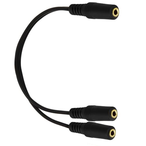 Cable divisor audio Jack 3.5mm 2 piezas 25 cm miniatura 4