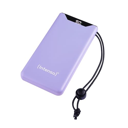 Intenso F10000 Powerbank - Externer Akku 10000mAh mit USB-C & USB-A - Lila – Ansicht 1