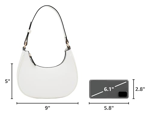 Image of FashionPuzzle Small Crescent Shoulder Bag Underarm Purse