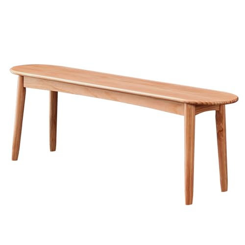 Banco de Madera para Interiores, Banco de Entrada Vintage con Fideos, Bancos de Comedor para Mesa, Bancos de Cama de Madera Maciza para pie de Cama, Banco Estrecho para Zapatos, para Sala de