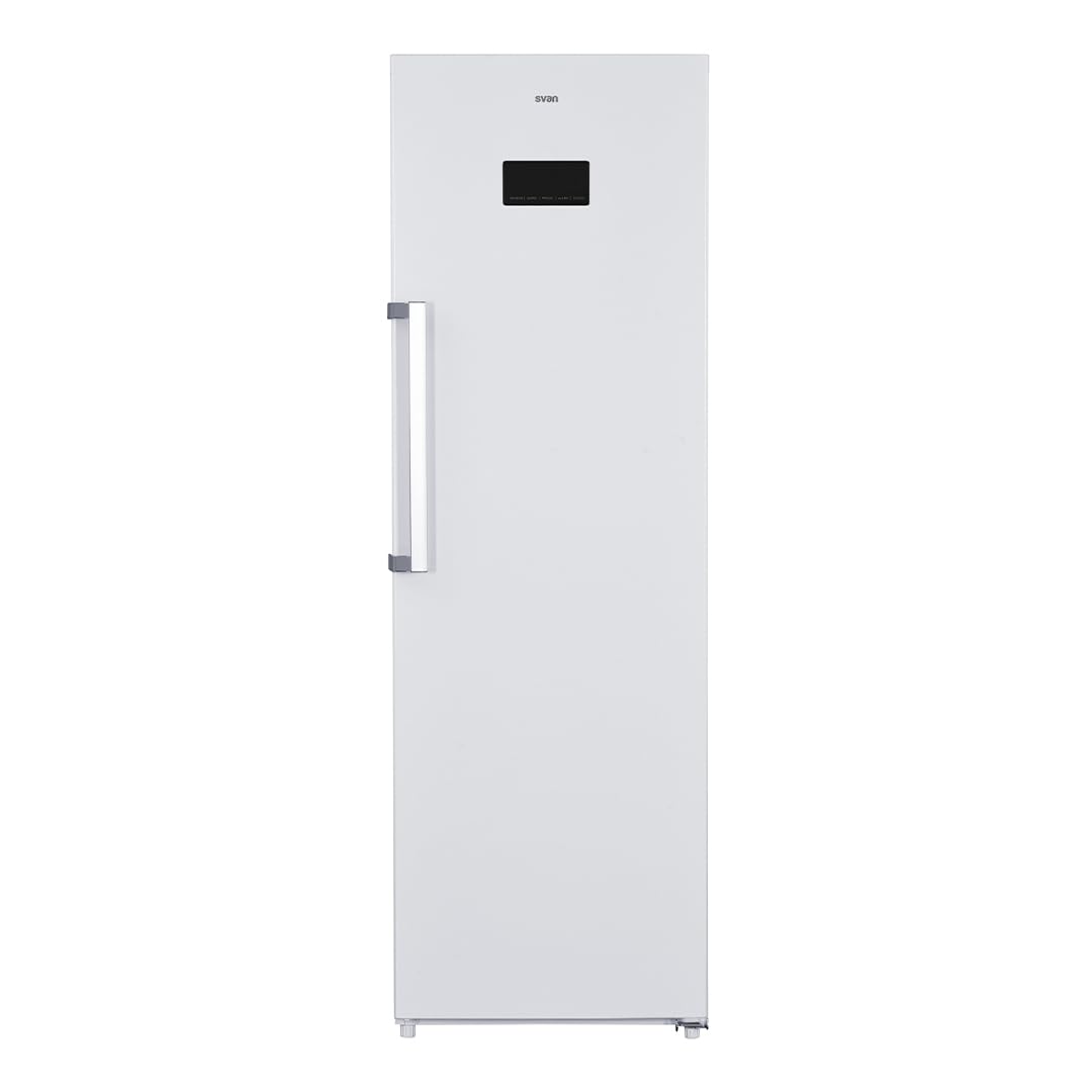 Svan Frigorífico Refrigerador Blanco, 1 Puerta, SR185601ENFD, Capacidad 359 Litros, No Frost, Multi Air Flow, Bajo Nivel Sonoro, Puerta Reversible, Clasificación Energética E