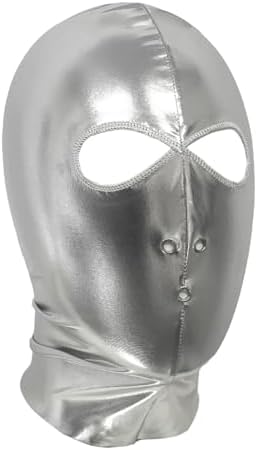 CHICTRY Unisex Full Cover Zentai Hood Mask Open Eyes Mask Elastic Hood Headgear for Halloween Party