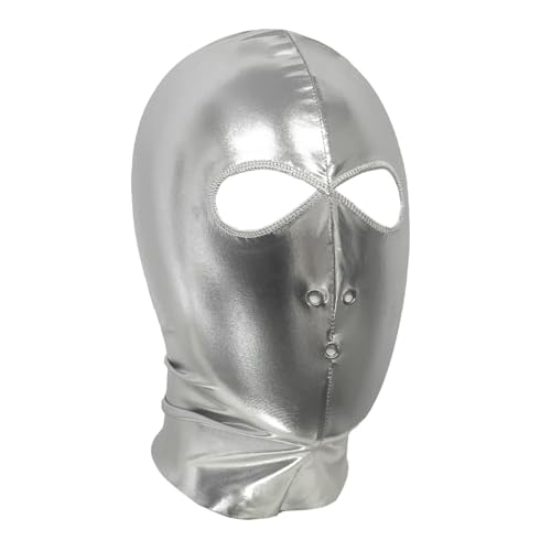 CHICTRY Unisex Full Cover Zentai Hood Mask Open Eyes Mask Elastic Hood Headgear for Halloween Party