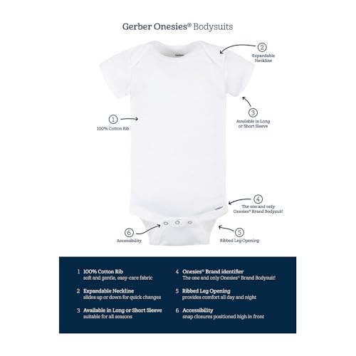 Image of Gerber unisex baby 8-pack Short Sleeve Onesies Bodysuits and Toddler T Shirt Set