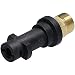 Produktbild McFilter I Bajonettadapter Einlass M22 AG auf Auslass Bajonett (160 bar - 60 °C), Adapter für Hochdruckreiniger kompatibel mit Kärcher Home & Garden-Anschlusssystem