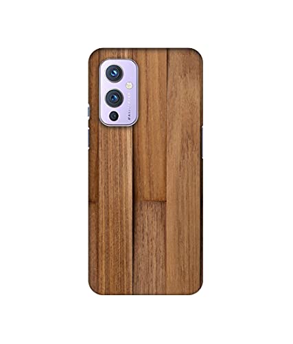 Image of Amazon Brand - Solimo Designer Wooden Art 3D Printed Hard Back Case Mobile Cover for OnePlus 9