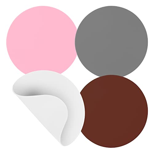 Luter 4Pcs Jar Opener Gripper Pads, Silicone Jar Opener Multi-Function Jar Opener Kitchen Coasters Bottle Lid Openers For Arthritis Seniors Kids Women And Weak Hands(4 Colors) #TOP19