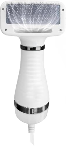 Escova Secadora Elétrica 2 em 1 para Pets e Animais de Estimação –110V