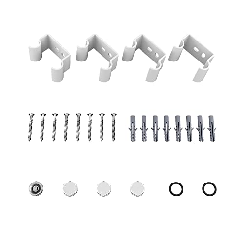 SONNI Design Heizkörper 593x1200mm Weiß Doppellagig Horizontal Paneelheizkörper Seitenanschluss Badheizkörper