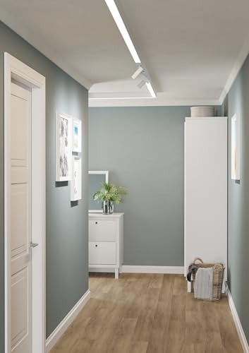 Accessoire Tp Track EGLO module en aluminium blanc au design minimaliste et durable