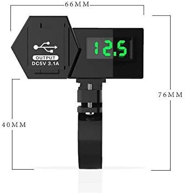 Motorcycle Waterproof Tank Bag Oxford Magnetic Saddlebag Black Universal Motorbike Bags Travel Tool Tail Luggage with USB Charger LED Voltage Display