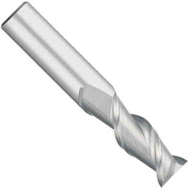 Kodiak Cutting ToolsKODIAK148562 USA Made High Performance Solid Carbide End Mill for Aluminum, 45 Degree, 2 Flute, 3/16" Diameter, 3/16" Shank, 5/8" Length of Cut, 2" Overall Length