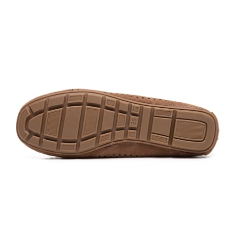 Image of Bernal Women's Non-Slip Penny Loafers - All-Day Comfort Flat Driving Shoes for Work Office & Casual Walking