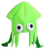 XYZBLDI Funny Squid Hat Adult Novelty Octopus Hat Halloween Party Costume Accessory Cap-Green