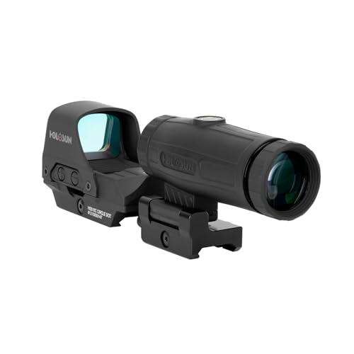 Image of HOLOSUN 510C & HM3X Combo RED /Green Multi-Reticle Circle Dot Open Reflex Sight w /3x Flip-to-Side Magnifier 510C-HM3X