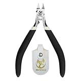 MOSSCO Model Nippers, Ultra-thin Single-edge Nippers for Advancers Repair Plastic Model and Fix, Plastic Model Tools Nippers with Non-slip Grip, 4.7 Inch Sprue Cutter for Plastic Model Building