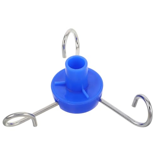 BIUDECO - BIUDECO Infusion Stand Accessory 3-Hook Rack Hook Removable Hospital Hanger Vertical Drip Irrigation Parts for Medical Equipment