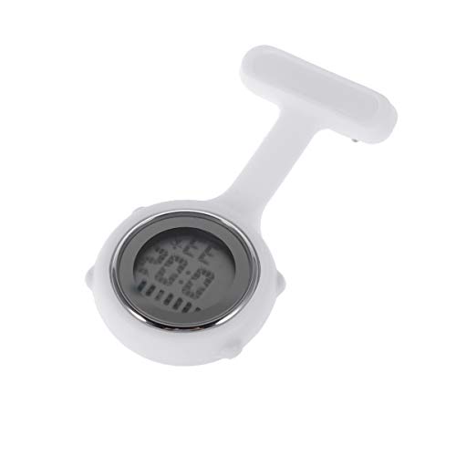 Relógio de Bolso de Silicone relógio de enfermeira de silicone com alfinete broches médicos portátei