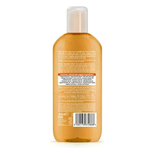 Dr.Organic Moroccan Argan Oil, Shampoo, 9 Fluid Ounce