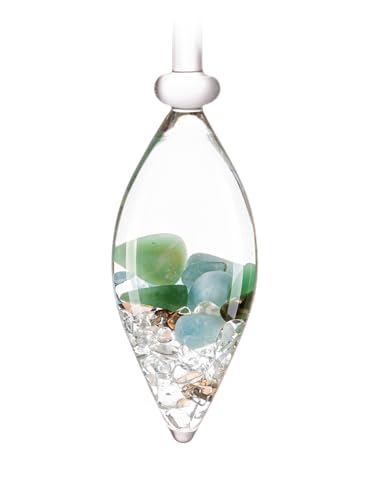VitaJuwel Gemstone Vial FOREVER YOUNG with Aventurine, Aquamarine, Smoky Quartz & Clear Quartz - Cleansing/Detox, Stress-Relief & Serenity