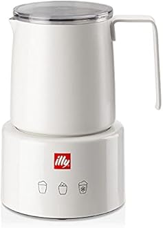illy Milk Frother, Electric Milk Frother for Frothing Hot and Cold Milk and Hot Chocolate
