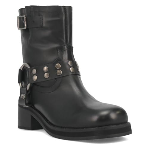 Dingo Women's Anarchy Round Toe Zippered Motorcycle Fashion Boot2