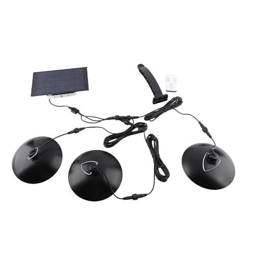 Suspension solaire LED 3 têtes pour éclairer une allée ou un porche sombre