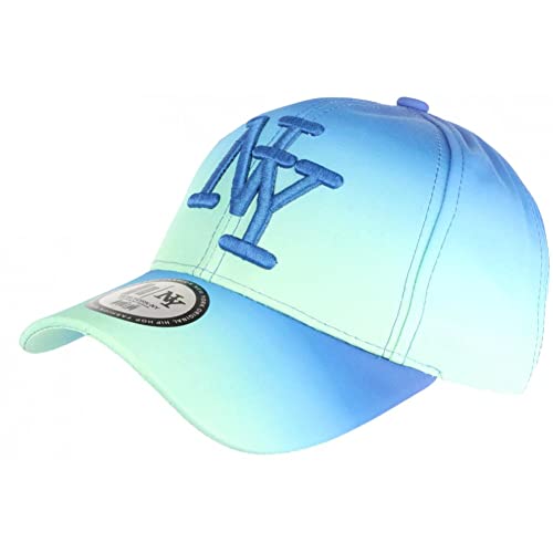 Hip Hop Honour Casquette Enfant Turquoise et Bleue Originale Baseball Tendance Renbo de 7 a 11 Ans - Taille Unique - Bleu